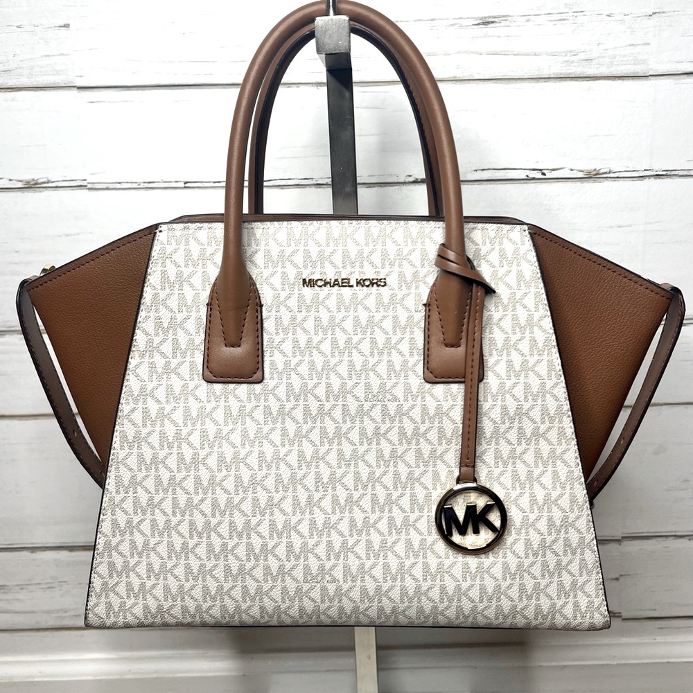 Michael Kors Avril Satchel Handbag - Picture 3 of 17